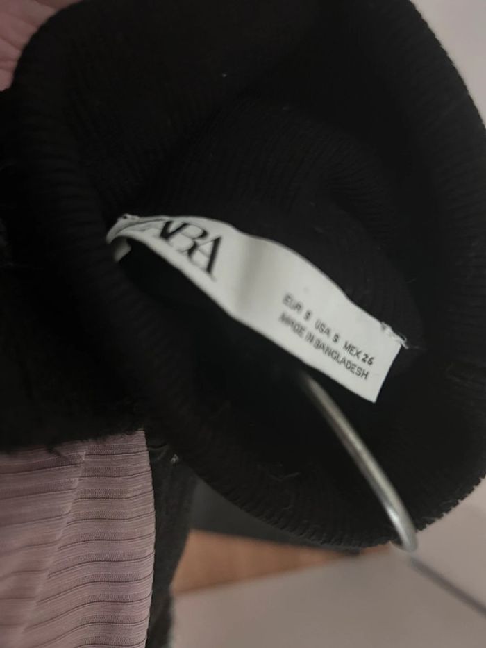 Pull Zara col roulé taille s - photo numéro 5