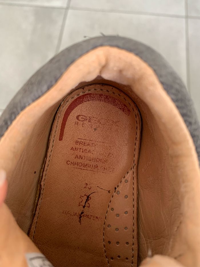 Bottines kaki Geox taille 25 - photo numéro 6