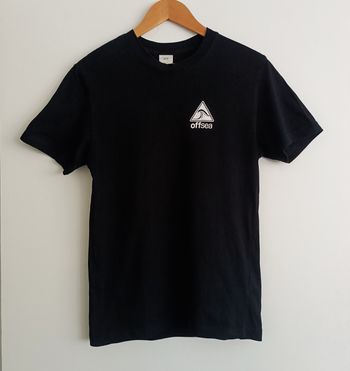 T-shirt noir. Offsea. H&M. Coton. Taille XS