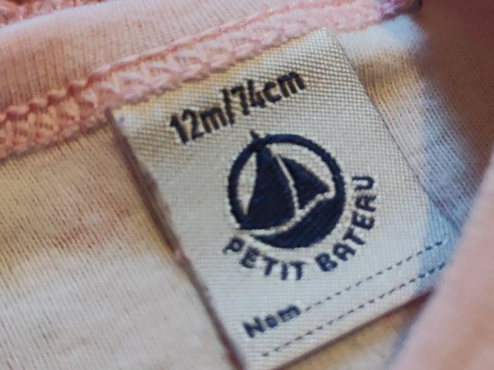 Body manches courtes Petit Bateau 12 mois - photo numéro 4