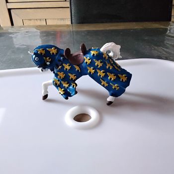 Cheval bleu  du prince Philippe Papo