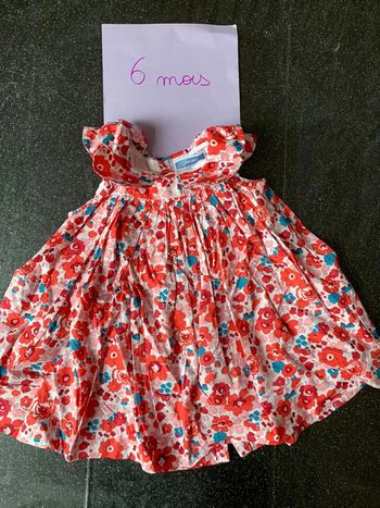 Robe Jacadi liberty betsy cerise