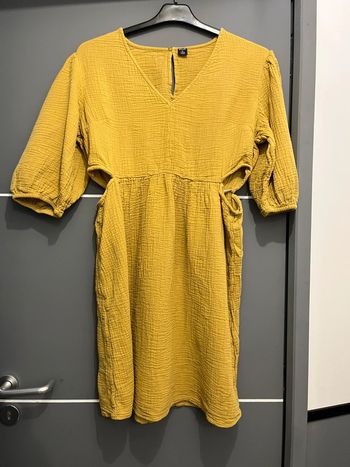 Robe moutarde femme 46