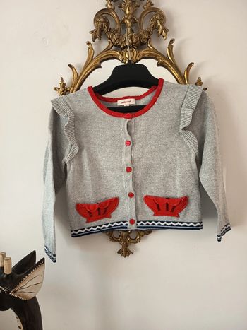 Gilet poche coquillage