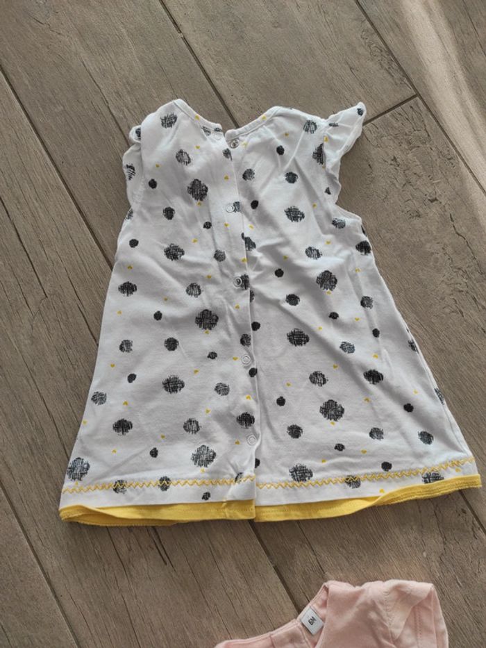 Lot de 3 robes été à motif 6 mois - photo numéro 5