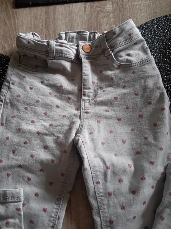 Pantalon jeans 8 ans fille - photo numéro 2