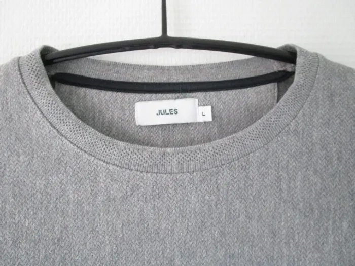 Sweat gris Jules L TBE - photo numéro 3