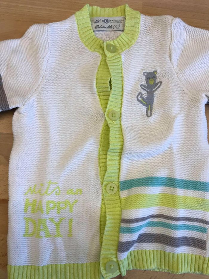 Gilet coton, 3 mois - photo numéro 2