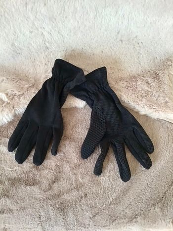 Paire de gants antidérapant noir taille M soit environ 7/8 (1223)