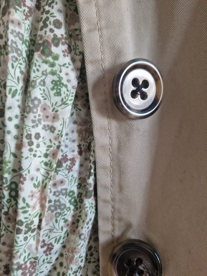 Veste paletot H&M, beige, 40, neuf - photo numéro 3