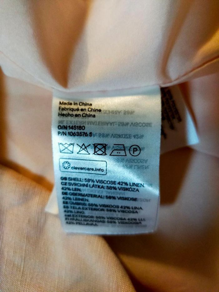 Veste blazer H&M – Taille M – Lin & Viscose - photo numéro 12