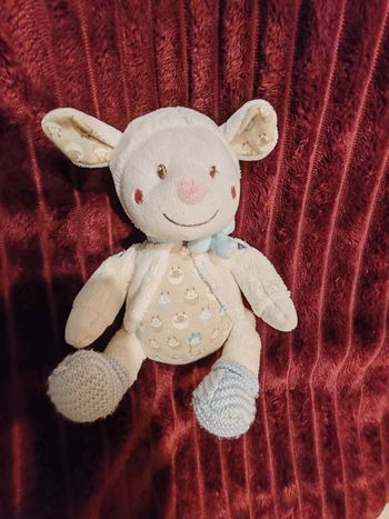 Mouton blanc et bleu Nicotoy