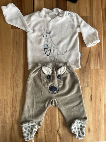 Ensemble velours 3 mois