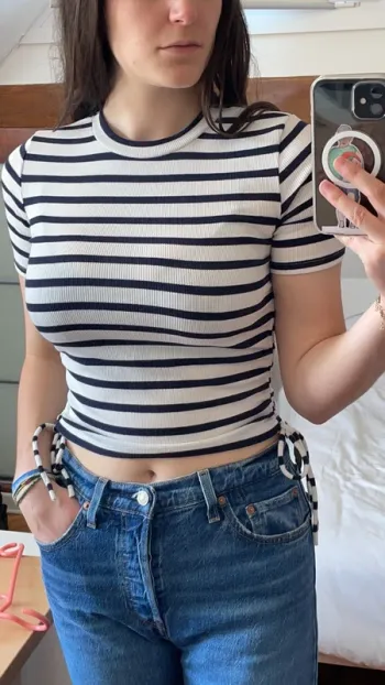 T shirt à rayures