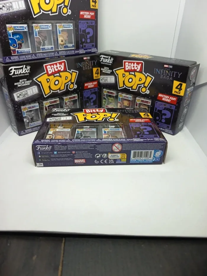 Lot de 4 Boîtes - Funko Bitty Pop - The Infinity Saga – Collection Complète - photo numéro 5