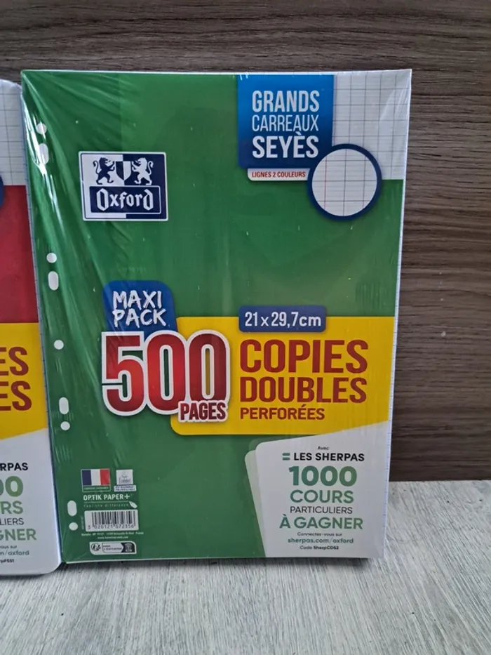 Feuilles simples + Feuilles doubles Oxford - photo numéro 3