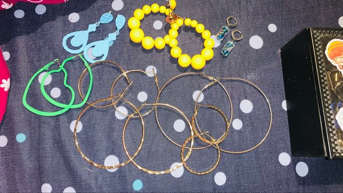 Lot de boucles d’oreilles