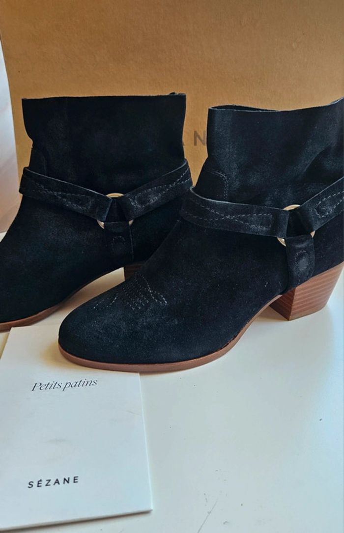 Bottines garrett noir sezane - photo numéro 3