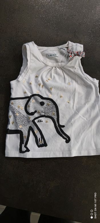 Tee shirt sans manches