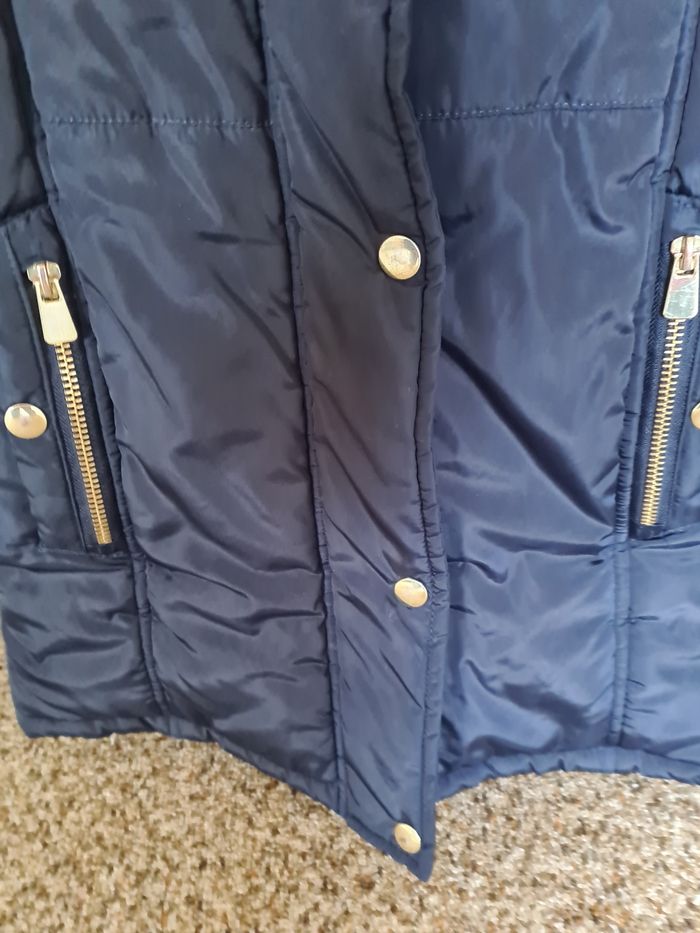 Manteau doudoune avec capuche fille taille 11-12 ans très chaud - photo numéro 8