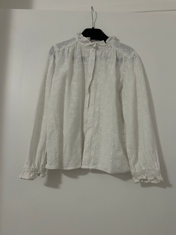 Blouse blanche kiabi 8 ans - photo numéro 3