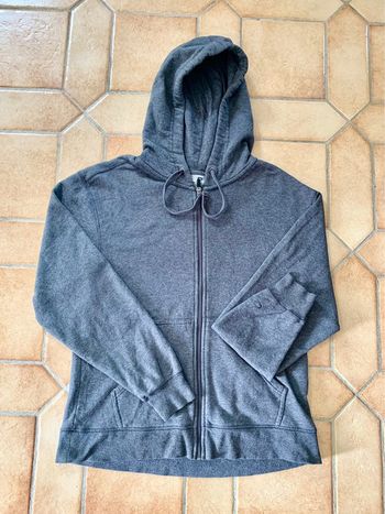 Gilet à capuche / Sweat full zip by Champion vintage gris