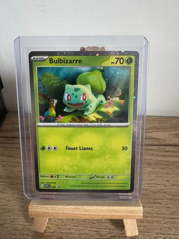 Bulbizarre 151 promo holo cosmo pokemon 