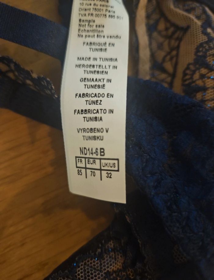 Soutien gorge corbeille Aubade 
Avec bijou Swarovski
85B - photo numéro 6