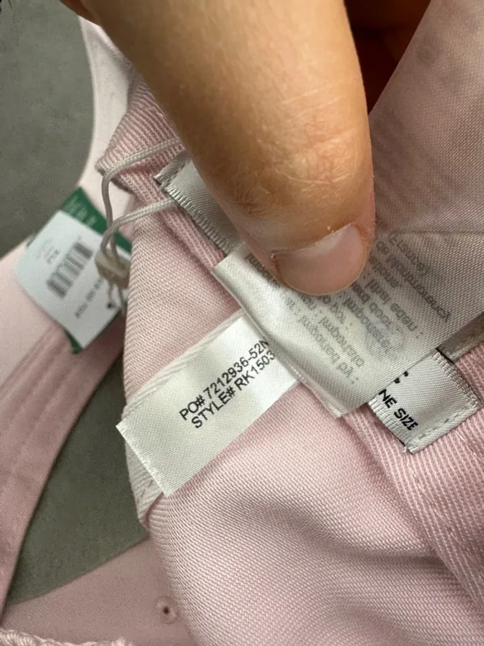 Casquette Lacoste Rose Pale Logo brodé Neuve - photo numéro 9