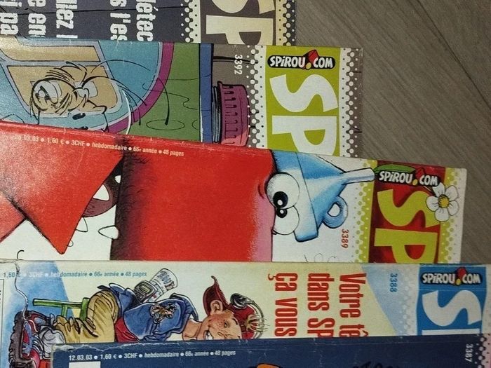 Lot de 12 magazines SPIROU année 2003 L002  7624327133 - photo numéro 4