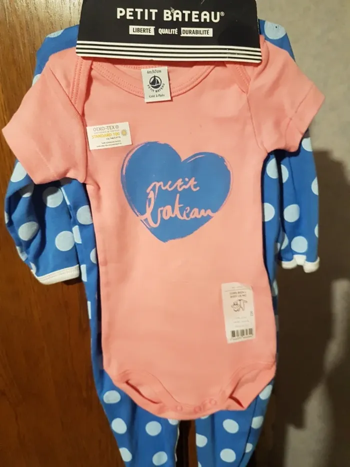 Ensemble petit bateau 6 mois - photo numéro 3