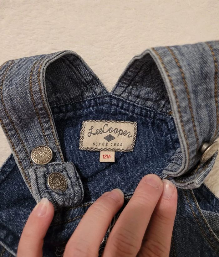 Robe en jean Lee Cooper pour bébé - Taille 12 mois - photo numéro 3