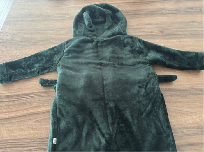 Peignoir vert neuf pour enfant - photo numéro 4