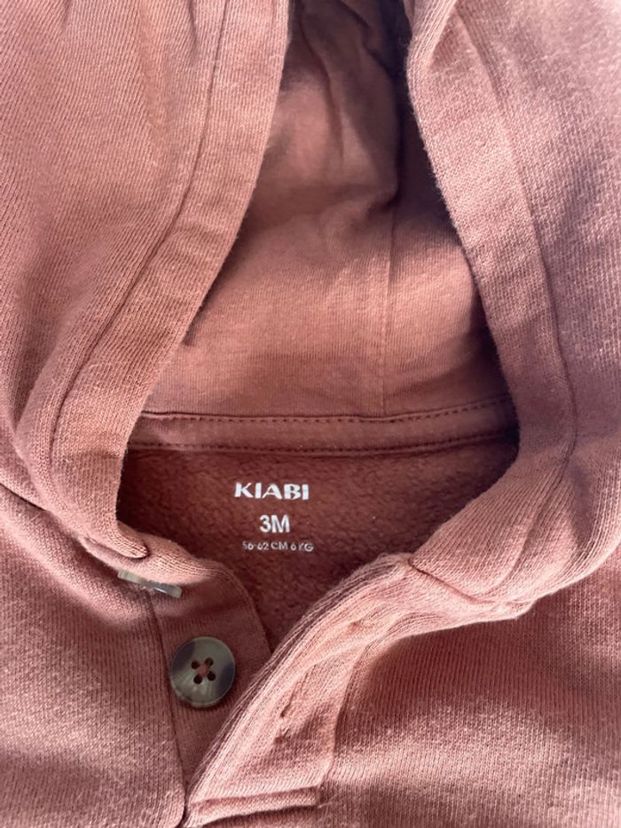 Sweat-shirt à capuche 3 mois kiabi - photo numéro 2