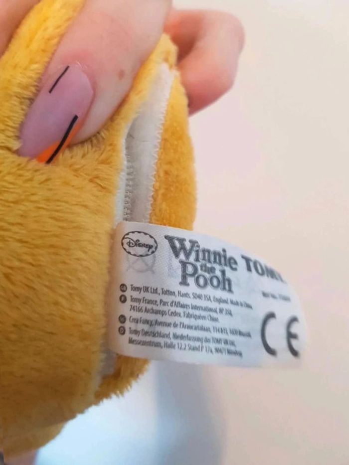 Peluche  winnie musical - photo numéro 2