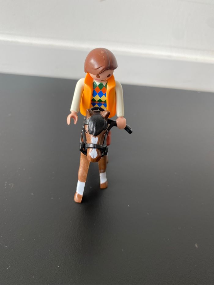 Playmobil : cavalière et son cheval - photo numéro 2