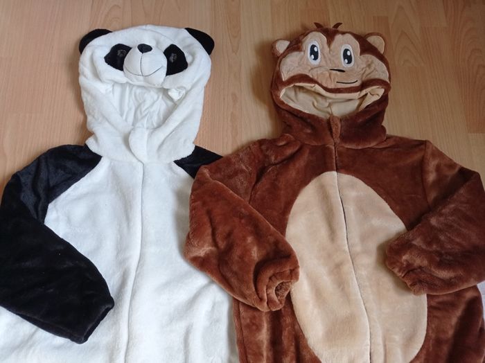 Lot 2 déguisements combinaisons animaux 5ans - photo numéro 5