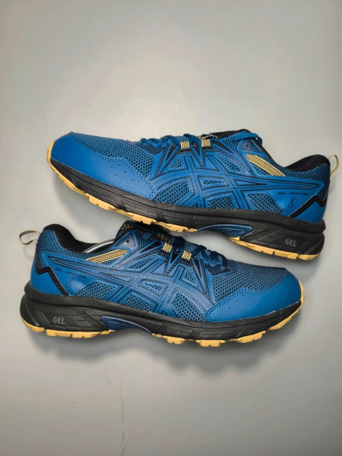 Baskets Asics gel venture 8 portées une fois neuves avec boîte pointure 44 - photo numéro 3