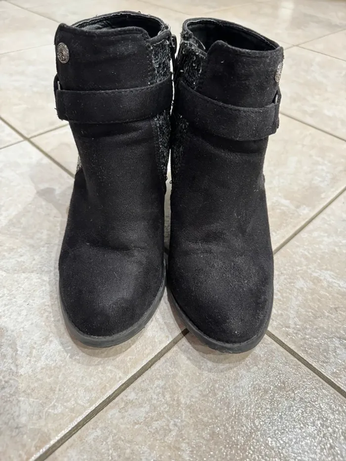Bottine daim noires + sequins 37 - photo numéro 6