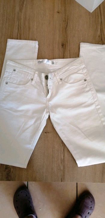 Jean blanc T36 stradivarius