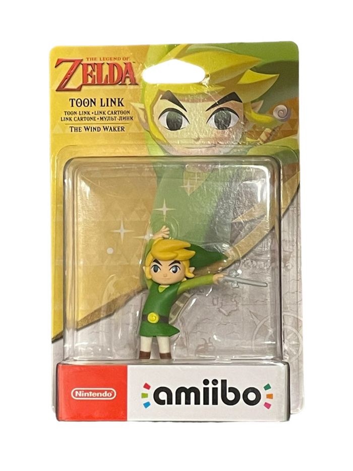 Figurine Nintendo Amiibo The Legend Of Zelda the wind waker Toon Link neuf
