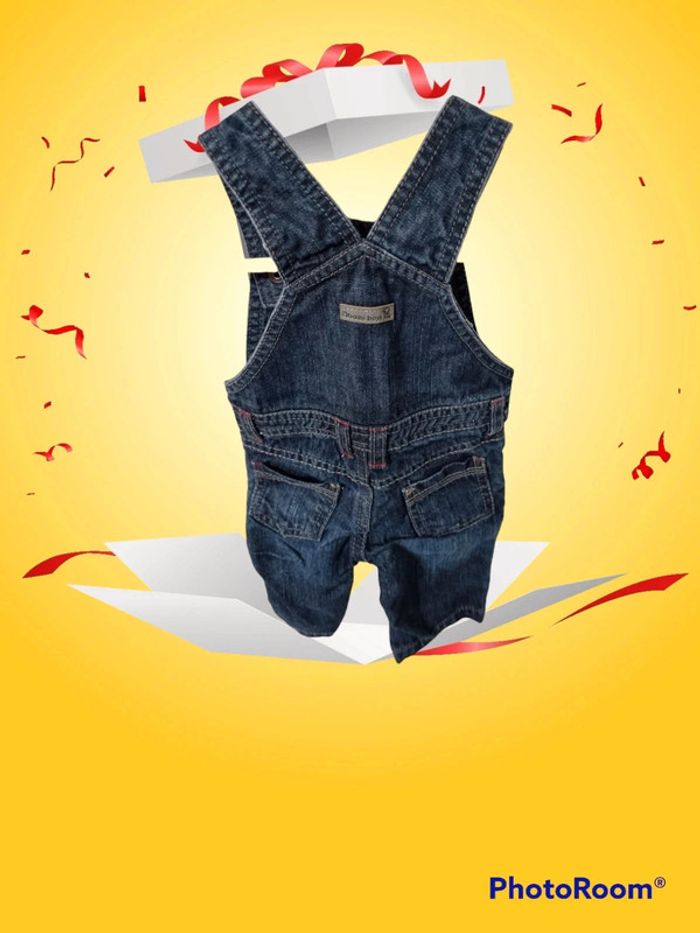 Salopette jeans Garçon Obaïdi 3 mois - photo numéro 2