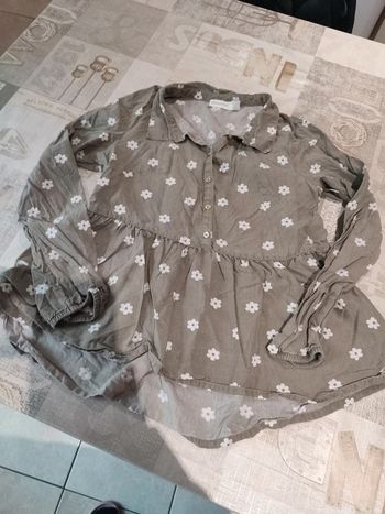 Chemise Tunique à fleur taille 14 ans