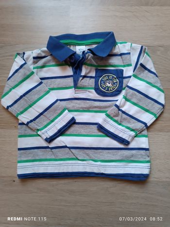 Polo manches longues