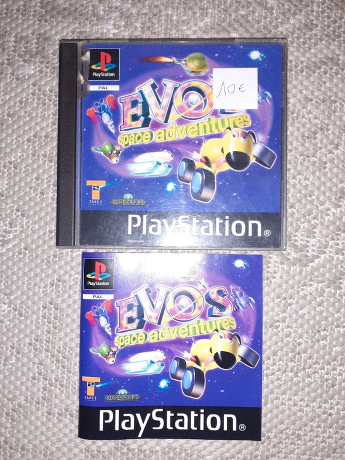 Playstation 1 ps1 Evo's space adventures