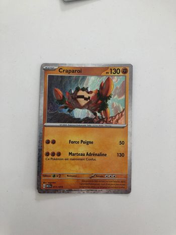 Carte Pokémon craparoi