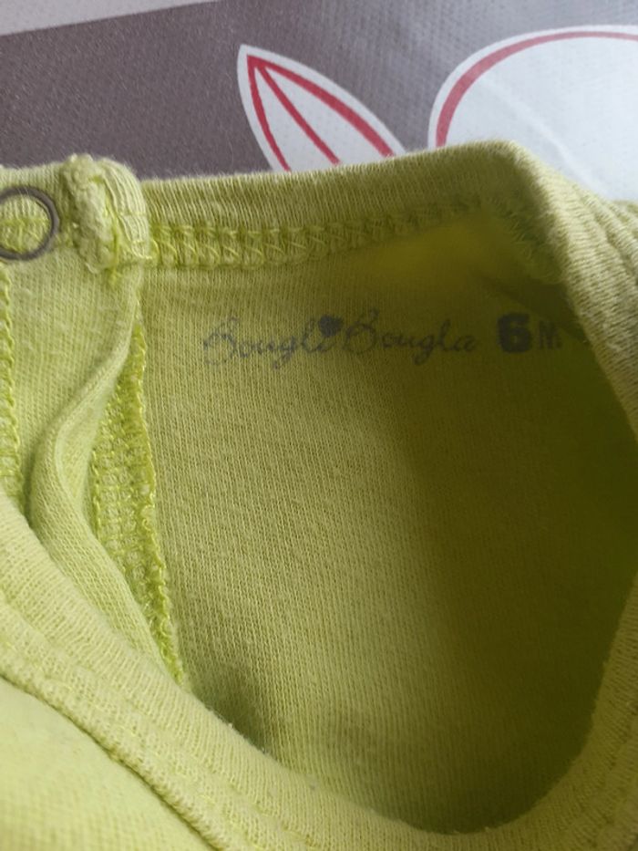 beau pyjama fin vert mixte en 6 mois avec son ourson - photo numéro 2