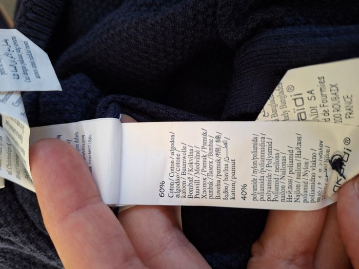 Gilet bleu marine boutonné Okaïdi 12 ans - photo numéro 4