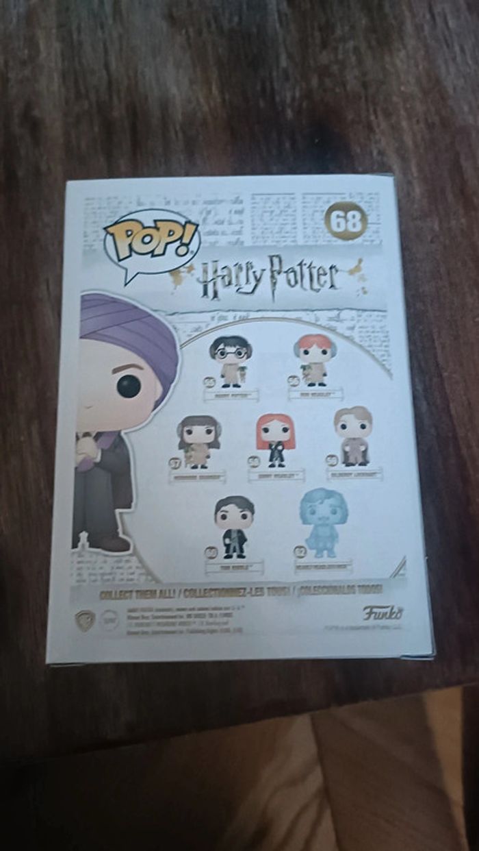 Funko pop professor quirrell 68 - photo numéro 2