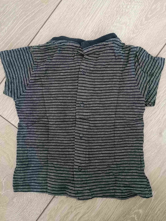 T shirt manche courte rayé - photo numéro 2